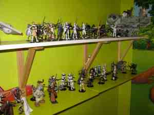We end with Mathias's star wars collection.  This is only part of it!